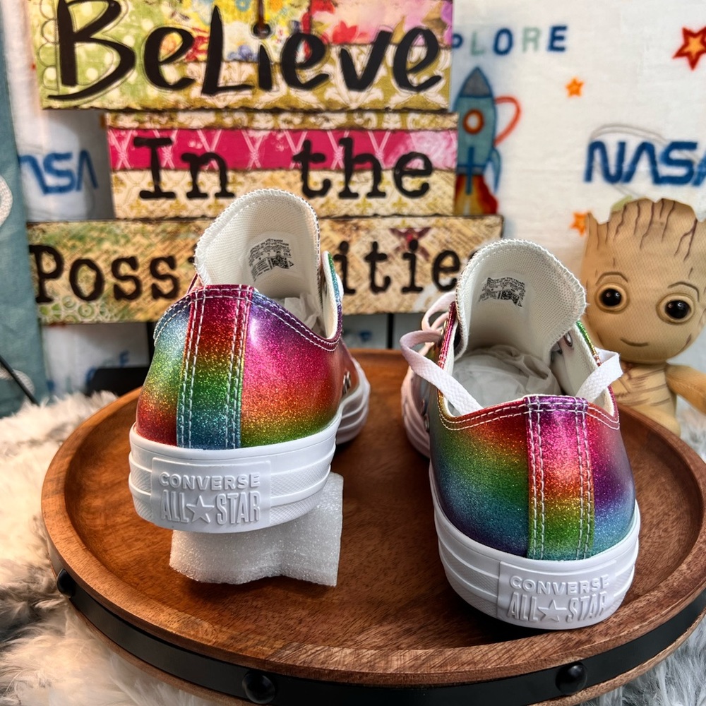 CONVERSE CTAS OX WHITE/PINK/EGRET - Picture 7 of 14